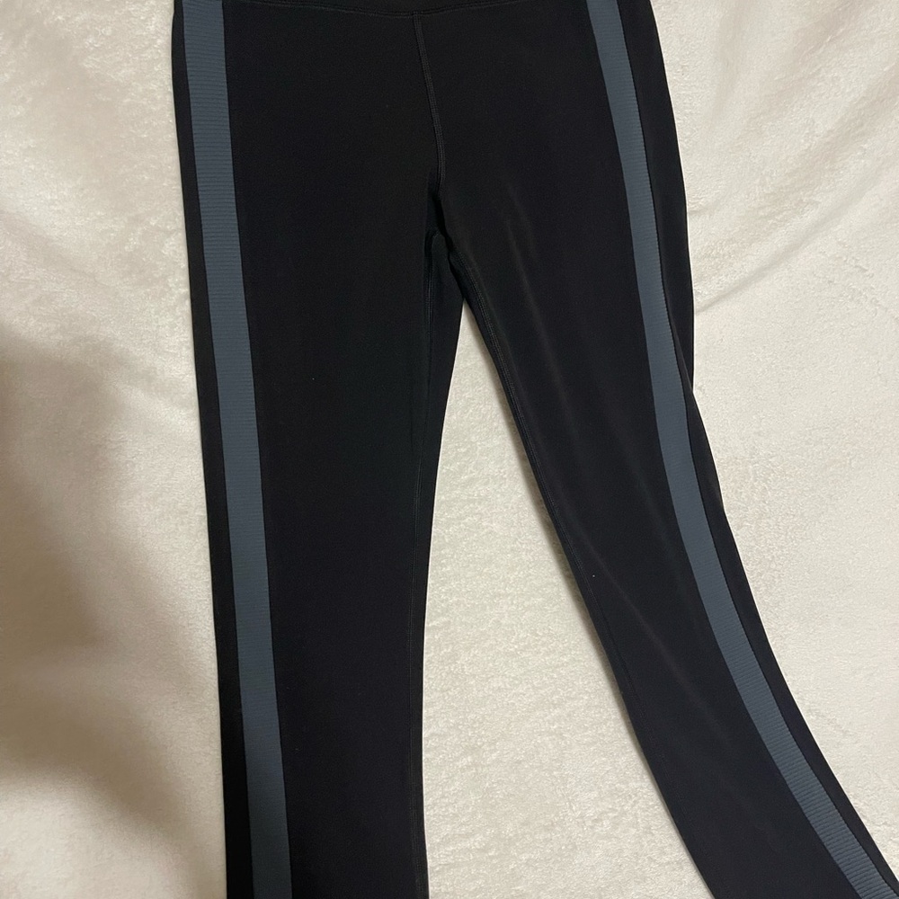Athleta Black Ribbed Leggings